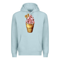 Blue Mist ice cream fast food Premium Hoodie - AdoDesignShop