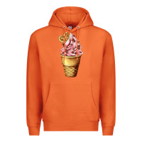 Carrot ice cream fast food Premium Hoodie - AdoDesignShop