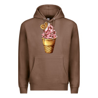 Chestnut ice cream fast food Premium Hoodie - AdoDesignShop