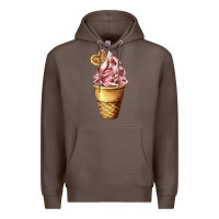 Coffee ice cream fast food Premium Hoodie - AdoDesignShop