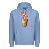 Colony Blue ice cream fast food Premium Hoodie - AdoDesignShop