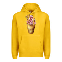 Lemon ice cream fast food Premium Hoodie - AdoDesignShop