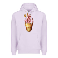 Lilac ice cream fast food Premium Hoodie - AdoDesignShop