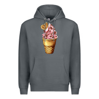Rock ice cream fast food Premium Hoodie - AdoDesignShop