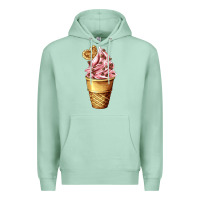 Seafoam ice cream fast food Premium Hoodie - AdoDesignShop