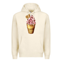 Tofu ice cream fast food Premium Hoodie - AdoDesignShop
