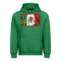 Emerald Christmas lights Mexican flag Urban Hoodie - Jasminsmagicworld