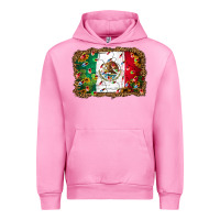 Fuchsia Pink Christmas lights Mexican flag Urban Hoodie - Jasminsmagicworld