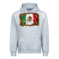 Heather Grey Christmas lights Mexican flag Urban Hoodie - Jasminsmagicworld