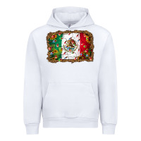 White Christmas lights Mexican flag Urban Hoodie - Jasminsmagicworld