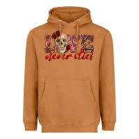 Meerkat love never dies skull Heavyweight Hoodie - RanaPortraitStore