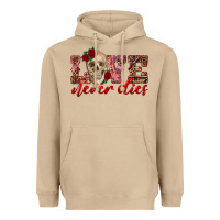 Mushroom love never dies skull Heavyweight Hoodie - RanaPortraitStore