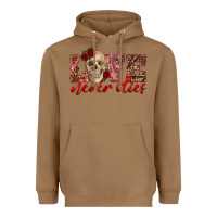 Toasted Coconut love never dies skull Heavyweight Hoodie - RanaPortraitStore