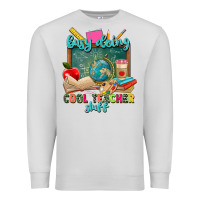 Dove Grey busy doing cool teacher stuff Premium Sweatshirt - Zillion Design Studio
