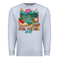 Heather Grey busy doing cool teacher stuff Premium Sweatshirt - Zillion Design Studio
