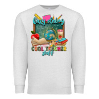 Oatmeal Heather busy doing cool teacher stuff Premium Sweatshirt - Zillion Design Studio