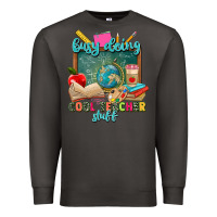 Smoke busy doing cool teacher stuff Premium Sweatshirt - Zillion Design Studio