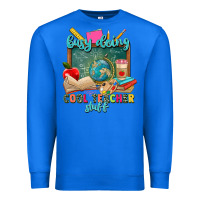 True Royal busy doing cool teacher stuff Premium Sweatshirt - Zillion Design Studio