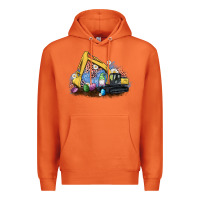 Carrot easter excavator gnome egg leopard Premium Hoodie - Artiststas