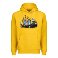 Lemon easter excavator gnome egg leopard Premium Hoodie - Artiststas