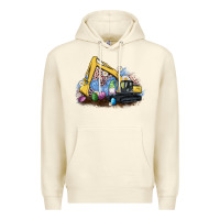Sandshell easter excavator gnome egg leopard Premium Hoodie - Artiststas