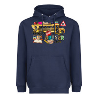 Navy best bus driver ever Heavyweight Hoodie - texasbilliewilder