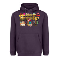 Plum best bus driver ever Heavyweight Hoodie - texasbilliewilder