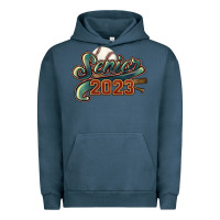 Pigment Midnight Navy senior 2023 baseball Urban Hoodie - NancyCooperArtShop