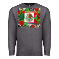 Charcoal Heather mexican flag Premium Sweatshirt - CTS Tumbler Store