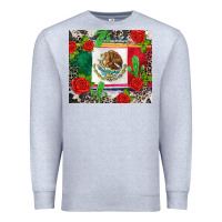 Heather Grey mexican flag Premium Sweatshirt - CTS Tumbler Store