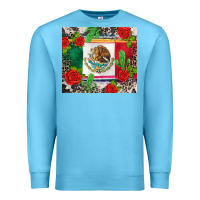 Ocean Blue mexican flag Premium Sweatshirt - CTS Tumbler Store