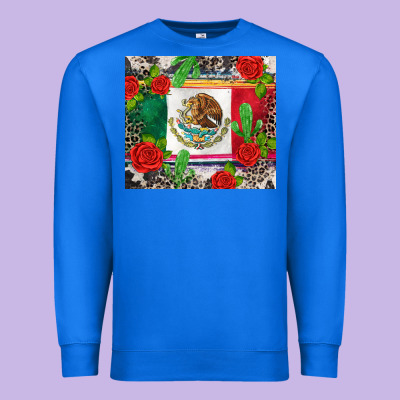 Mexican Flag Premium Sweatshirt Designed By Cts Tumbler Store