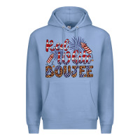 Colony Blue red white boujee Premium Hoodie - Artiststas