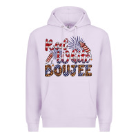 Lilac red white boujee Premium Hoodie - Artiststas