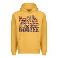 Mustard red white boujee Premium Hoodie - Artiststas