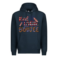 Navy red white boujee Premium Hoodie - Artiststas