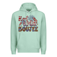 Seafoam red white boujee Premium Hoodie - Artiststas