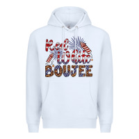 White red white boujee Premium Hoodie - Artiststas