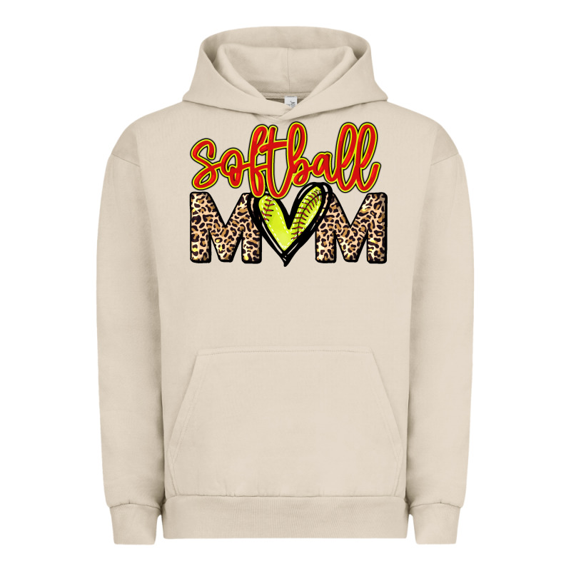 Softball Mom Urban Hoodie by NancyCooperArtShop | Teevron