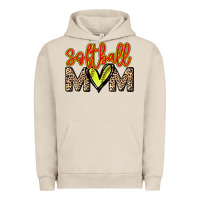 Pigment French Oak softball mom Urban Hoodie - NancyCooperArtShop