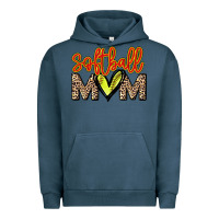 Pigment Midnight Navy softball mom Urban Hoodie - NancyCooperArtShop