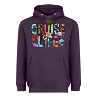 Plum cruise life Heavyweight Hoodie - Zillion Design Studio