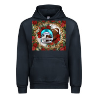 Navy american football helmet and leopard Urban Hoodie - NancyCooperArtShop