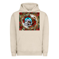 Pigment French Oak american football helmet and leopard Urban Hoodie - NancyCooperArtShop