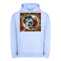 Pigment Grape Ice american football helmet and leopard Urban Hoodie - NancyCooperArtShop