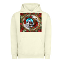 Pigment Pistachio american football helmet and leopard Urban Hoodie - NancyCooperArtShop