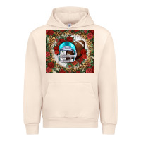 Sandshell american football helmet and leopard Urban Hoodie - NancyCooperArtShop