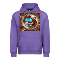 Tulip american football helmet and leopard Urban Hoodie - NancyCooperArtShop