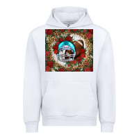 White american football helmet and leopard Urban Hoodie - NancyCooperArtShop