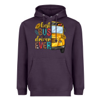 Plum best bus driver ever Heavyweight Hoodie - texasbilliewilder